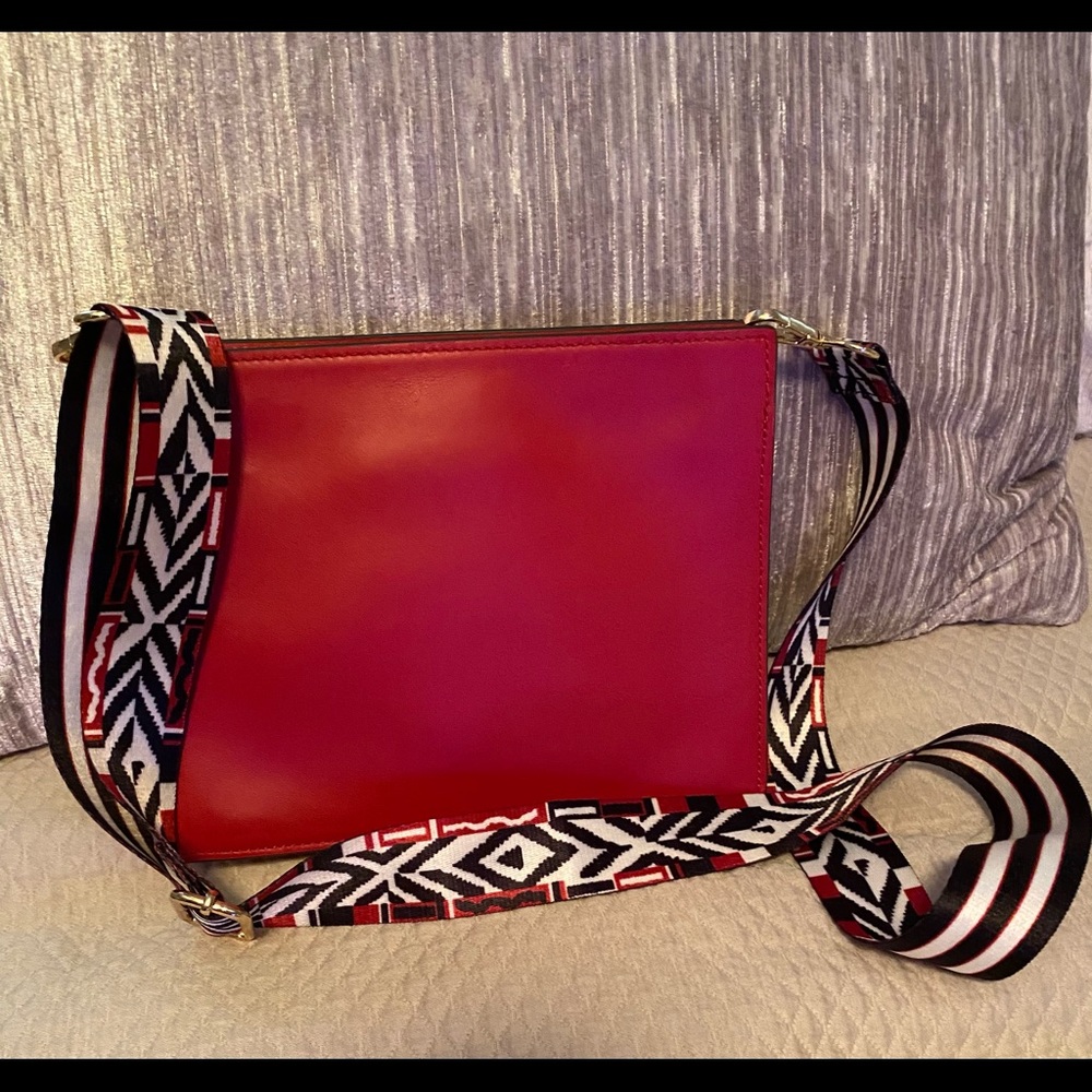 Banana Republic Red Crossbody/Clutch Bag NWT